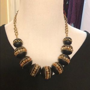 🌺black beaded necklace🌺